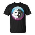 陰陽ウーパールーパー アート グラフィック アニメ ウーパールーパー 恋人 日本語 長袖tシャツ Tシャツ