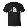 雪の妖精 オコジョの親子 Tシャツ