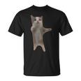 面白い ハッピーキャット ミーム キュート トレンド Tシャツ