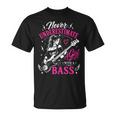 面白いギタリストの言葉 決して過小評価しない A Girl With A Bass Tシャツ