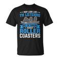面白いジェットコースター テーマパーク ジェットコースター Tシャツ