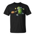 面白いピクルス遊びピックルボール愛好家しゃれピクルスボール付き Tシャツ