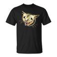 面白い咳き猫のミーム Tシャツ