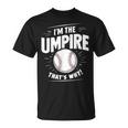 面白い野球審判シャツ メンズ I Am The Umpire Tシャツ