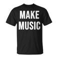 音楽を作る Tシャツ