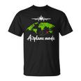 飛行機モード 休暇ギフト メンズ レディース パイロット航空 Tシャツ