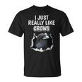 鳥の名言 カラスのような服 カラス Tシャツ