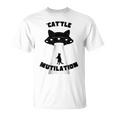 'Cat'tle Mutilation キャットルミューティレーション キャトルミューティレーション 猫 Ufo 宇宙 Tシャツ