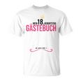 18th Birthday Girl 18 Years Party Guest Book T-Shirt 18th Birthday Girl 18 Years Party Guest Book T-Shirt