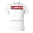 18th Birthday Guest Book Shirt Party And Celebration Idea T-Shirt
