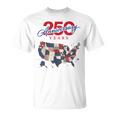 250年の独立記念日 愛国心が強い250周年 アメリカ Tシャツ