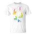 8th Birthday Book Reading Bookworm Book Lover Girls T-Shirt