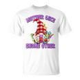 Best Teacher Grandma Gnome With Books For Teacher Mom Saying T-Shirt