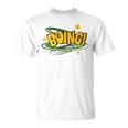 BOING Pop Art Comic Book Speech Bubbles Street Graffiti Art T-Shirt BOING Pop Art Comic Book Speech Bubbles Street Graffiti Art T-Shirt