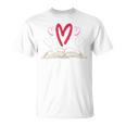 Book Lover Valentines Day Librarian Idea Reading T-Shirt