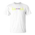 Book Shelf Heartbeat T-Shirt