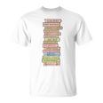 Book Trope Reader Romance Reading Bookish Tropes Lover T-Shirt