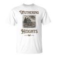 Bronte Novel Wuthering Heights Moorland Gothic Book Cover T-Shirt