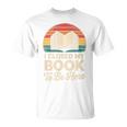 I Closed My Book To Be Here Reading Premium Tri-Blend T-Shirt