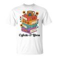 Coffee & Book Lover Reader Mexican Spanish Cafecito & Libros T-Shirt