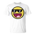 Cool Epic Face サングラス グラフィック シェード ファニー ミーム Tシャツ