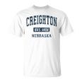 Creighton ネブラスカne ビンテージアスレチックスポーツデザイン Tシャツ