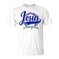 Diseño Religioso Cristiano Español Con Mensaje De Jesús Camiseta unisex