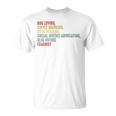 Dog Loving Coffee Drinking Book Reading Social Justice Premium Tri-Blend T-Shirt