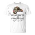 Easily Distracted By Chameleons And Books T-Shirt Easily Distracted By Chameleons And Books T-Shirt