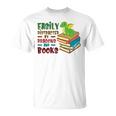 Easily Distracted By Dragons And Books Book Nerd Reading T-Shirt Easily Distracted By Dragons And Books Book Nerd Reading T-Shirt