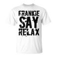 Frankieay Relax 太字フォントシャツ Tシャツ