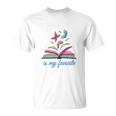 My Granddaughter Is My Favorite Author For Book Lovers T-Shirt