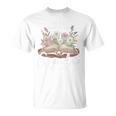 Grandma Est 2027 Best Chapter Yet Floral Book Premium Tri-Blend T-Shirt