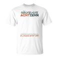 Guest Book 18th Birthday Guest List 18 Years Boy Men T-Shirt