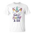 Happy 6Th Birthdayweetassy Andix Unicorn 6歳 Tシャツ
