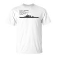 Hms レナウン イギリス巡洋戦艦のシルエットのインフォ グラフィック Tシャツ