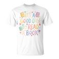 It’s A Good Day To Read A Book Cute Teacher Reading Premium Tri-Blend T-Shirt
