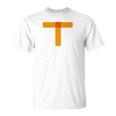 Kenko ひとことシリーズ「バミリ Bamiri Is Here 」［Orange］［背面デザイン］ Tシャツ