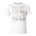 Library Card Vintage Book Due Date Bookish Rainbow Reading T-Shirt Library Card Vintage Book Due Date Bookish Rainbow Reading T-Shirt