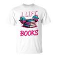 I Lift So I Can Carry More Books Reader Gym Book Lover T-Shirt