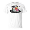 Literary Gangster Book Lover Bookish Bookworm Reader For Her T-Shirt Literary Gangster Book Lover Bookish Bookworm Reader For Her T-Shirt
