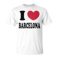I Love Barcelona バルセロナが大好き Tシャツ