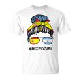 Moño Desordenado Con Bandera De España Argentina Camiseta unisex