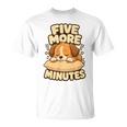 Motivo Cachorro Cinco Minutos Más Camiseta unisex
