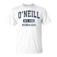 O'neill ネブラスカneビンテージアスレチックスポーツデザイン Tシャツ