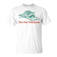 The Plot Thickens Bookish Raccoon Fantasy Book Reader T-Shirt
