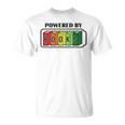 Powered By Books Bookworm Librarian Reading T-Shirt