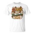 Protein And Proverbs Protein Workout Book Lover Retro T-Shirt