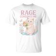 Rage Consumes Me キュート 怒っている猫 面白い 皮肉なミーム Tシャツ