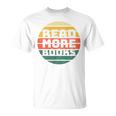 Read More Books Retro Vintage Book Lover Premium Tri-Blend T-Shirt